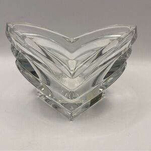 Mikasa Art Deco Tulip Crystal Votive Candle Holder 3 1/4” Tall